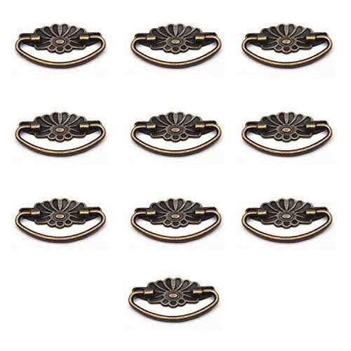 T Tulead Antique Looking Drawer Pulls Jewelry Cabinet Handles Box Pull Bronze Vintage Tool Box Handle Knob Pack of 10	T Tulead Antique Looking Drawer Pulls Jewelry Cabinet Handles Box Pull Bronze Vintage Tool Box Handle Knob Pack of 10 - Cheap Fitting