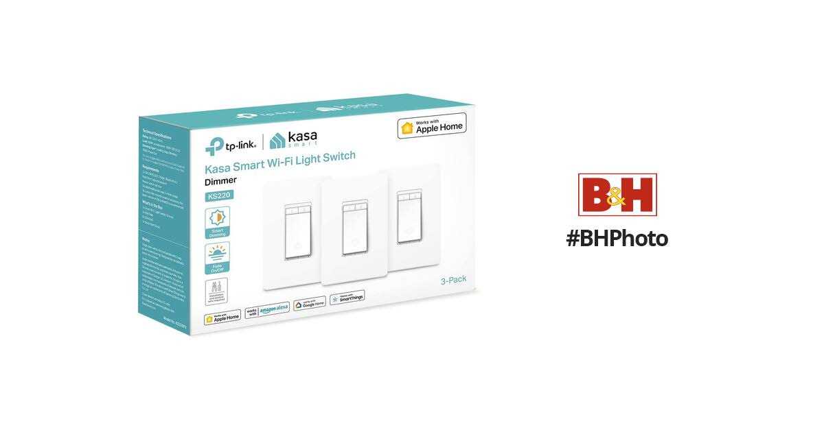 TP-Link KS220 Kasa Smart Wi-Fi Dimmer Switch - Cheap Fitting