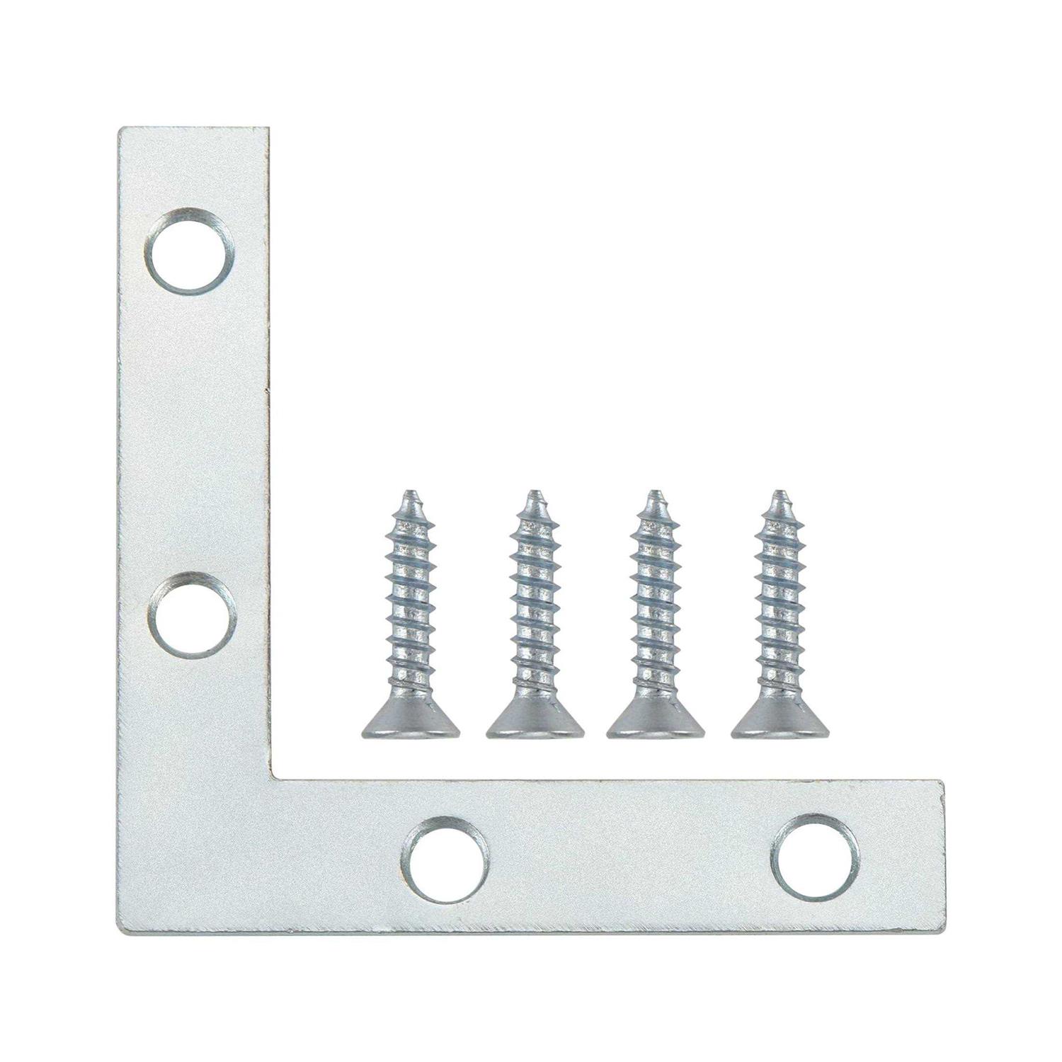 Plated Flat Corner Brace Zinc	Plated Flat Corner Brace Zinc - Cheap Fitting