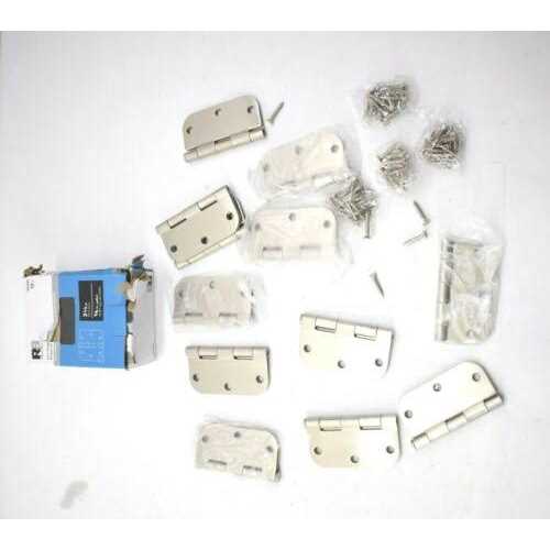 RELIABILT 3-1/2-in H x 5/8-in Radius Satin Nickel Mortise Interior Door Hinge 605670 - Cheap Fitting