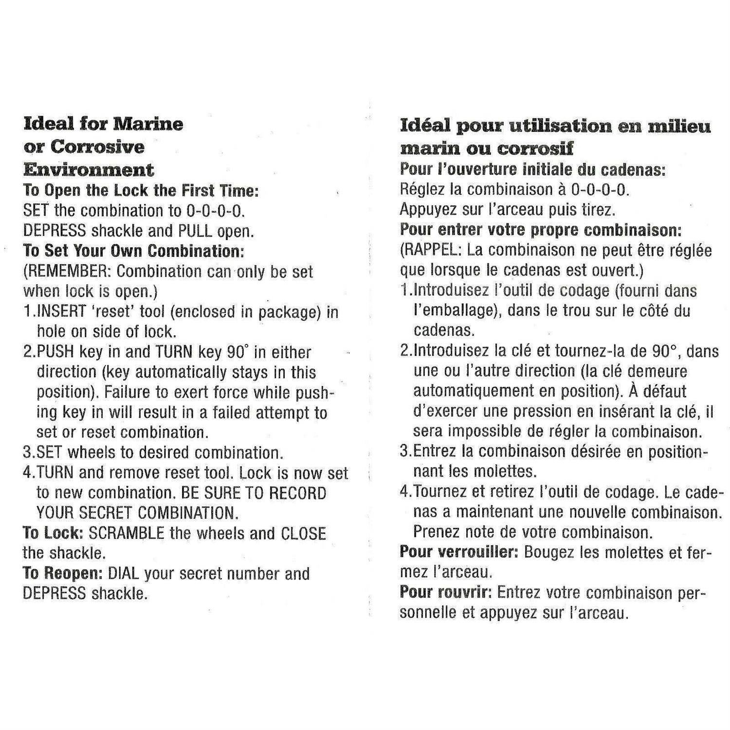 Master Lock – Padlock – combination – multiple-dial - Cheap Fitting