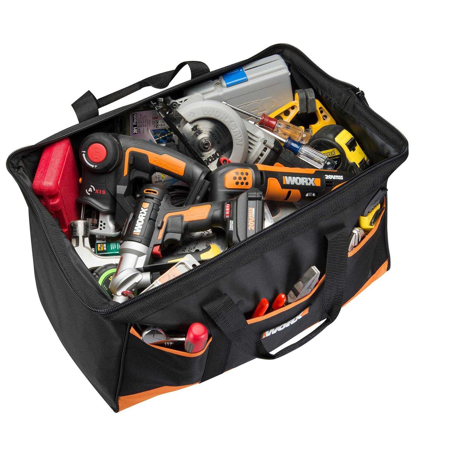 Worx WA0079 Large Zippered Tool Tote - Cheap Fitting