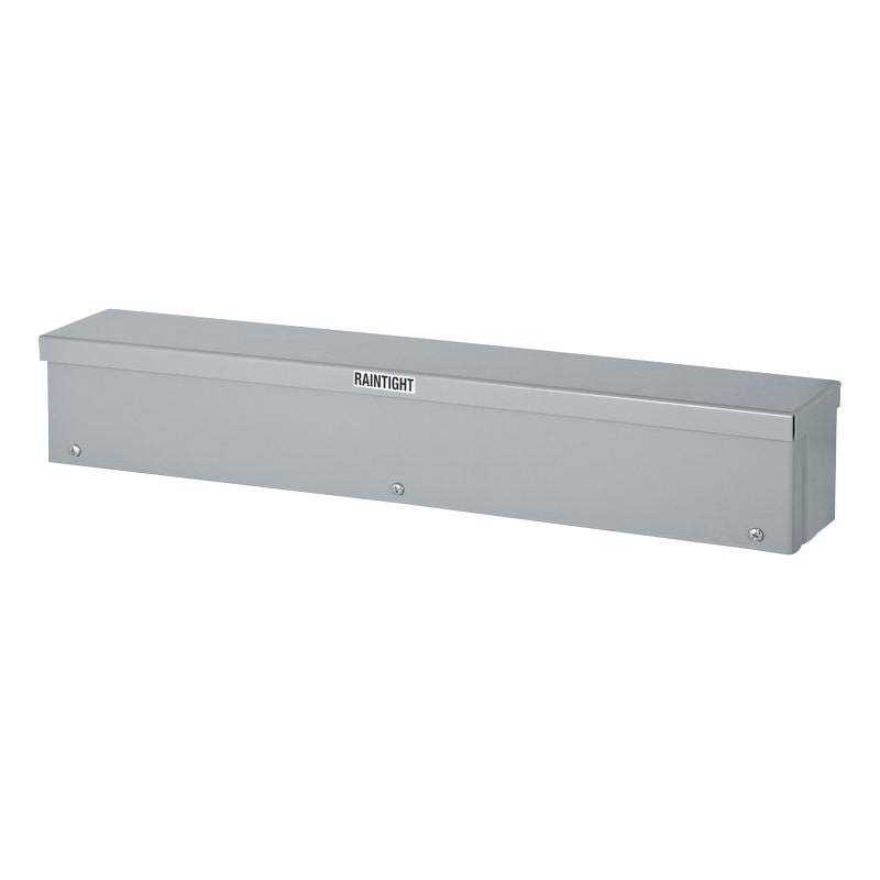 Austin AB-6624RTG 6x6x24 Raintight Trough Gray - Cheap Fitting