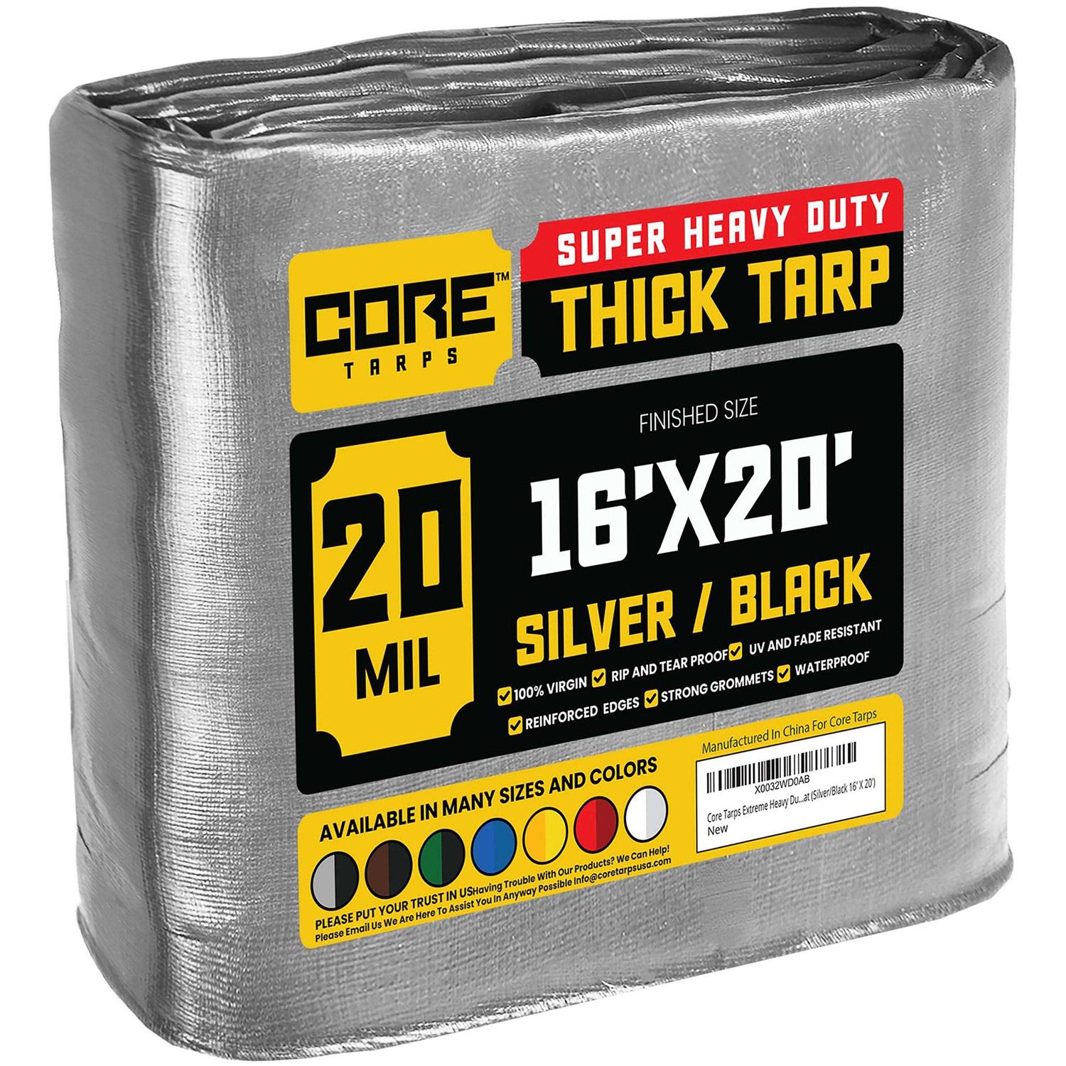 Core Tarps Extreme Heavy Duty 20 Mil Tarp - Cheap Fitting
