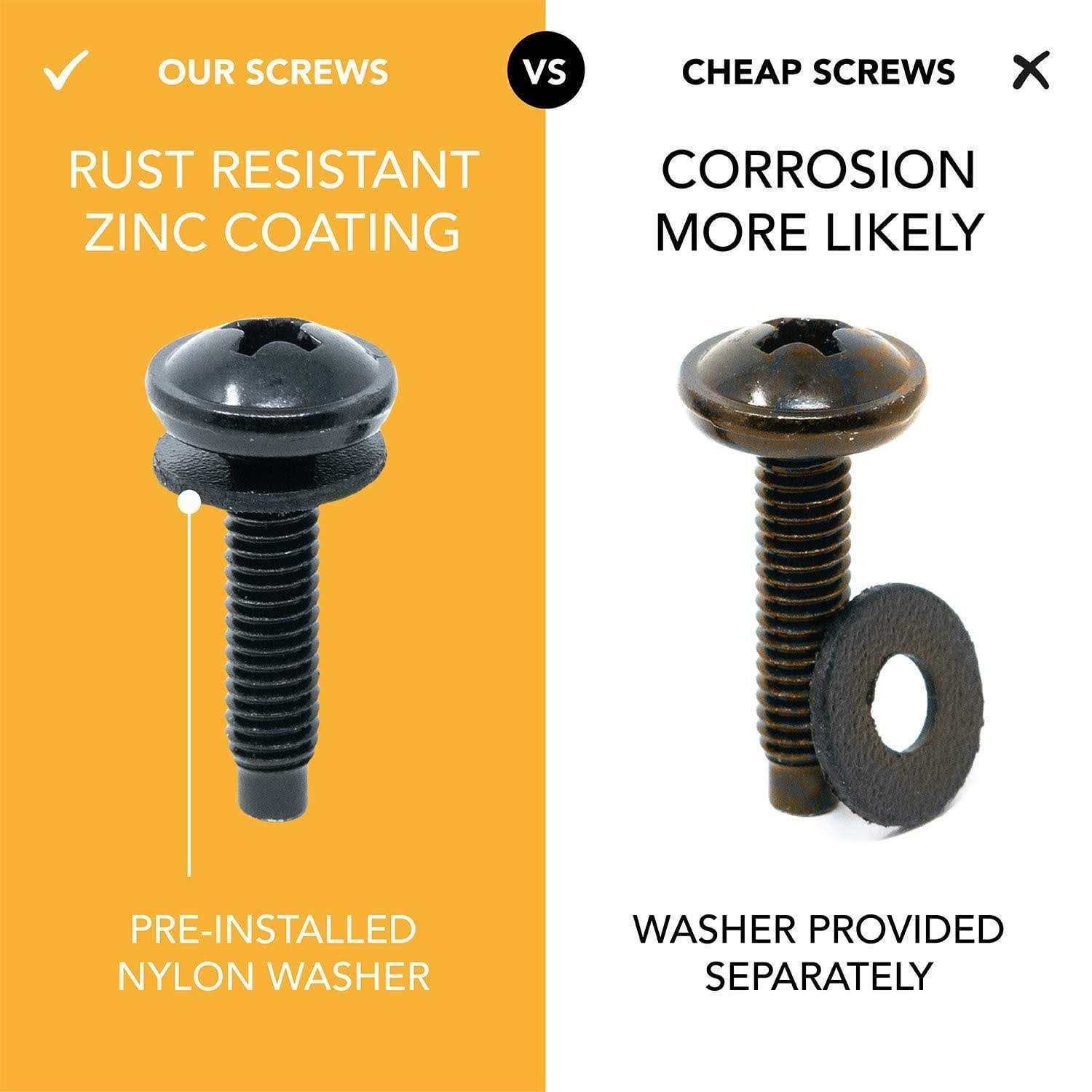 10/32 Rack Screws Carbon Steel With Nylon Rack Washers For Server Rack - Cheap Fitting