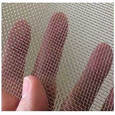 2 Pack Stainless Steel Woven Wire Mesh Metal Mesh Sheet Metal Security Screen Cabinets Mesh Sheet Window Screen Mesh Stainless Steel Fine Filter - Cheap Fitting