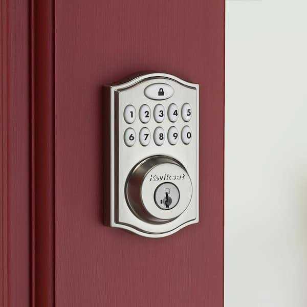 Kwikset 914 Traditional Keypad SmartCode Electronic Deadbolt Smart Lock featuring SmartKey Security and Zigbee 3.0 Technology - Cheap Fitting