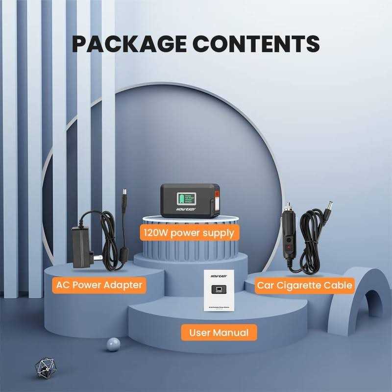 HOWEASY 120W Portable Power Station 88WH Solar Generator Lithium Battery Power with 2 110V AC Socket/ 3 DC Ports/2 USB QC3.0/LED Light - Cheap Fitting