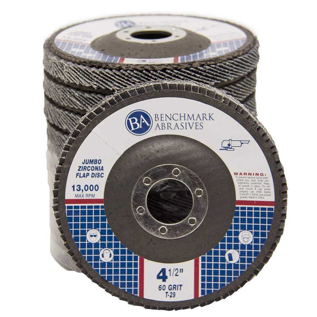 Benchmark Abrasives 7/8 Premium High Density Jumbo Zirconia Type - Cheap Fitting