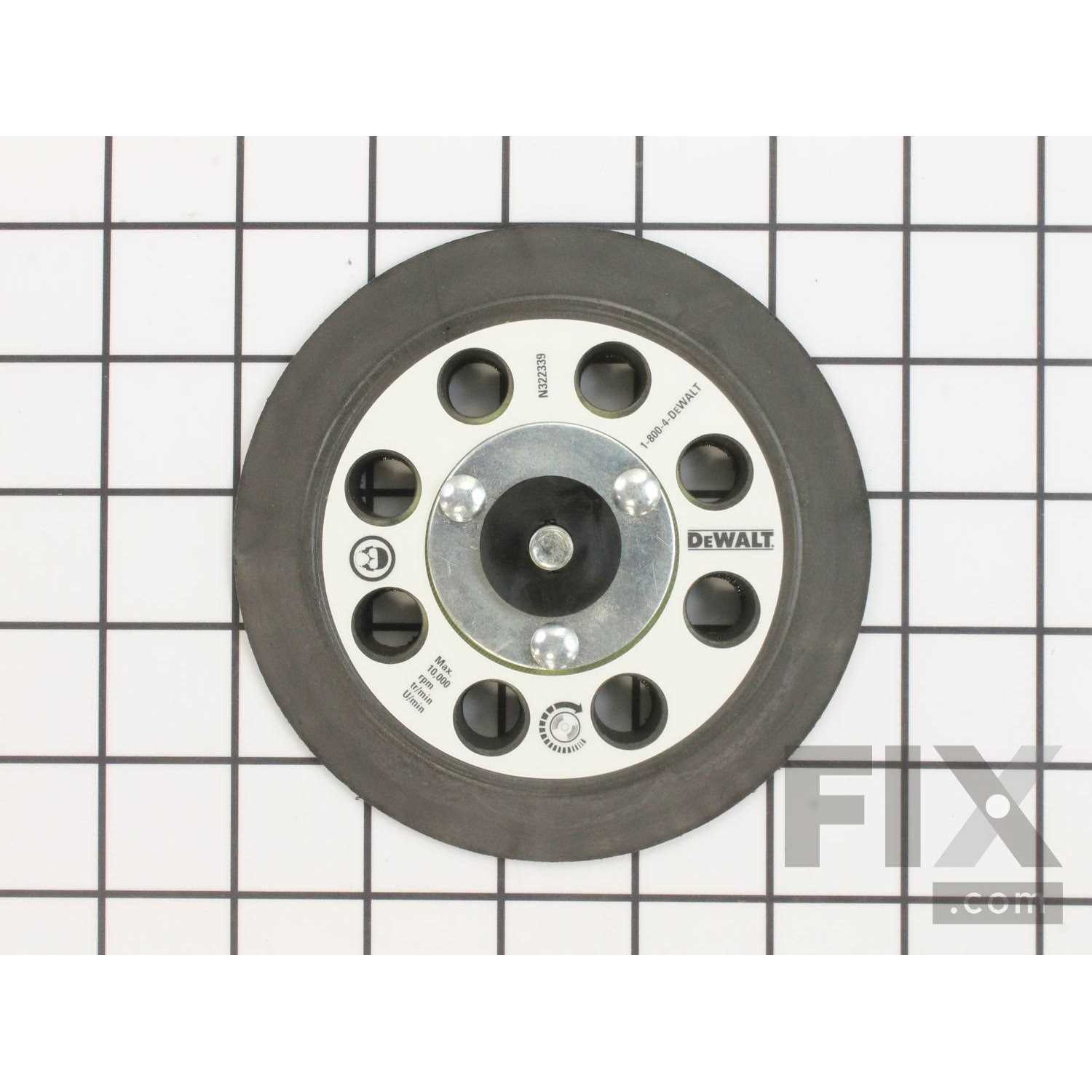 Dewalt Black & Decker OEM N324219 replacement Sander Hook & Loop Pad Dwe6401ds - Cheap Fitting