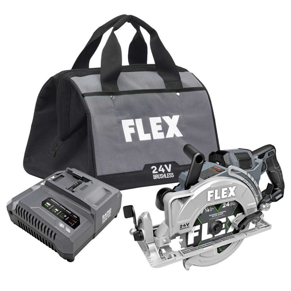 FLEX Rear Handle Circular Saw Stacked Lithium Kit FX2141R-1J - Cheap Fitting