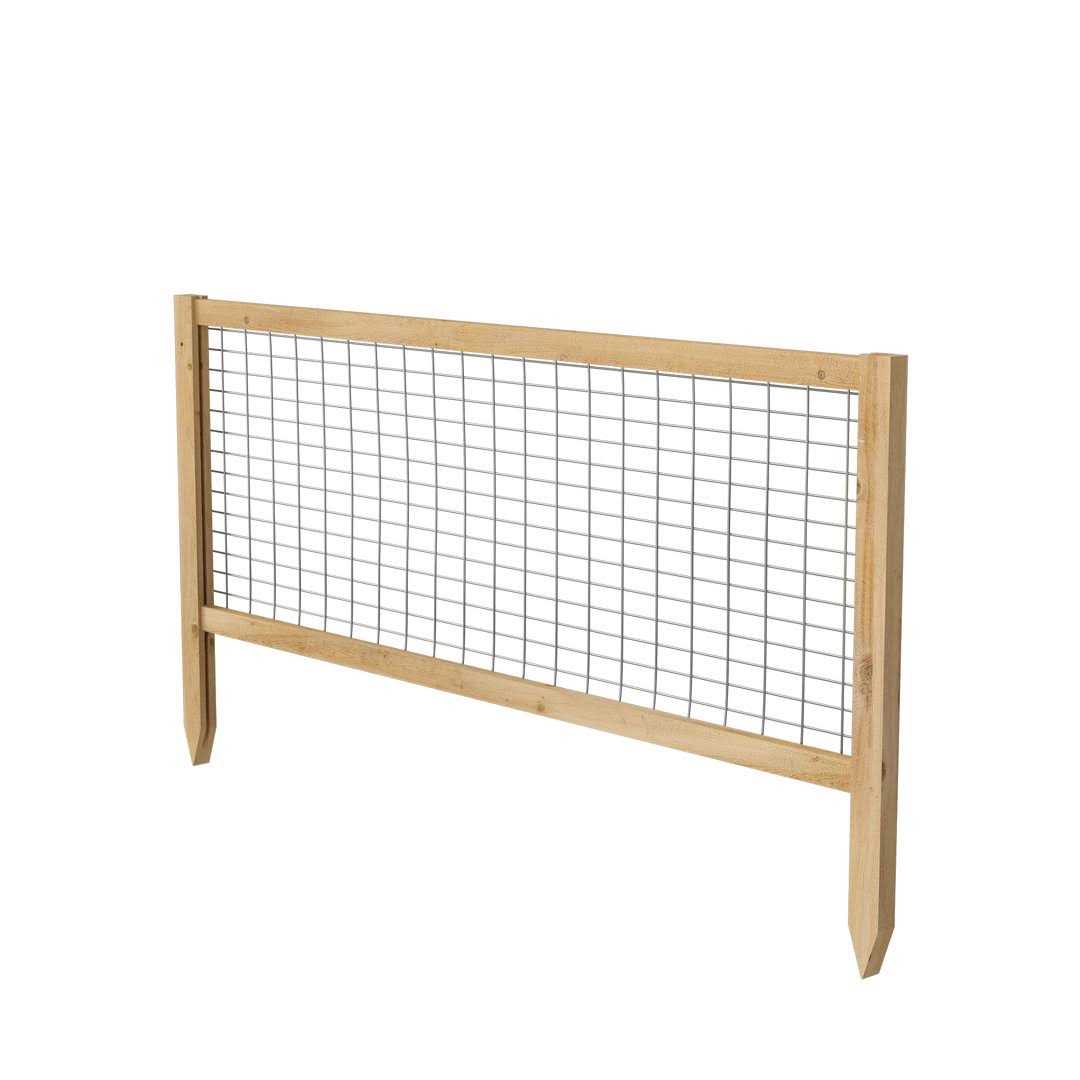 Greenes Fence CritterGuard 23.5 in. Cedar Garden Fence - Cheap Fitting