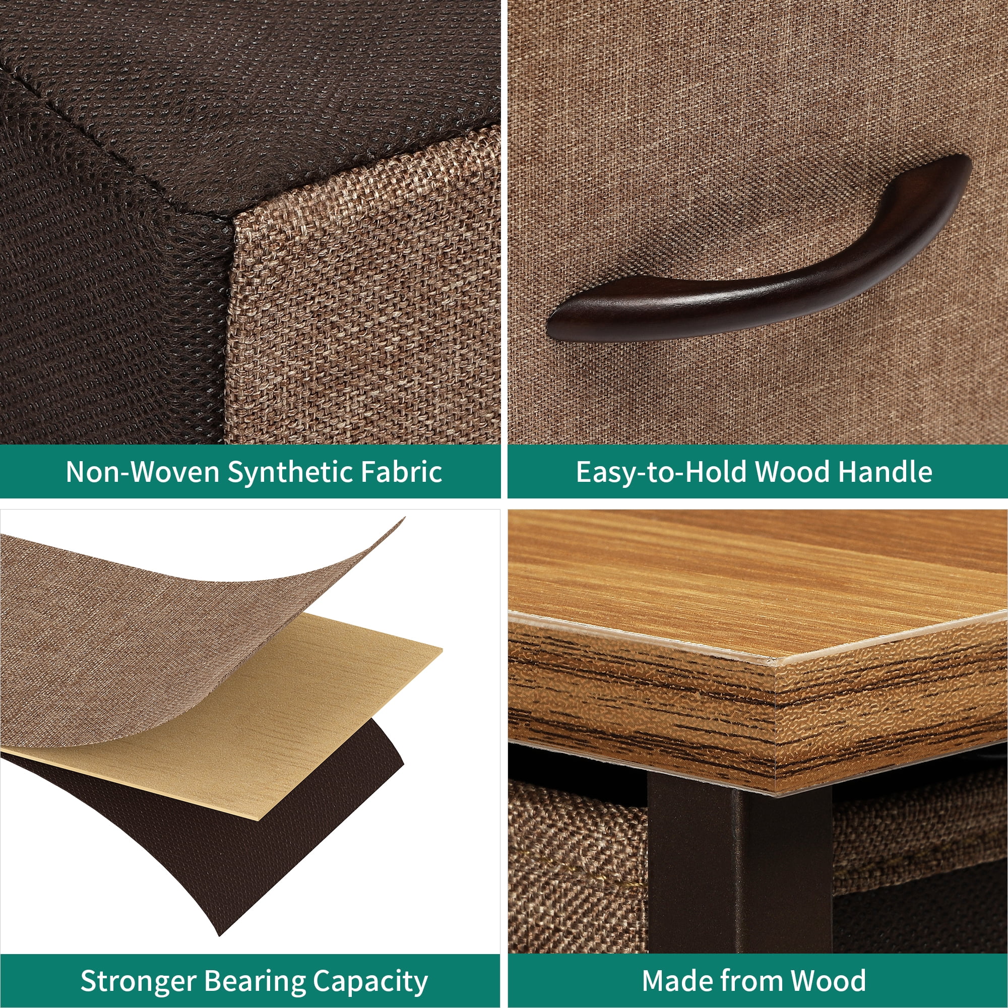 Dextrus Vertical Dresser with 8 Fabric Drawers Bins for Bedroom, Organizer Storage Tower Cabinet with Shelf, Light Gray - Cheap Fitting