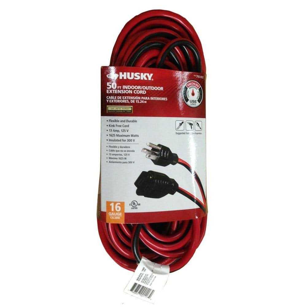 Husky Medium Duty Indoor/Outdoor Extension Cord - Cheap Fitting