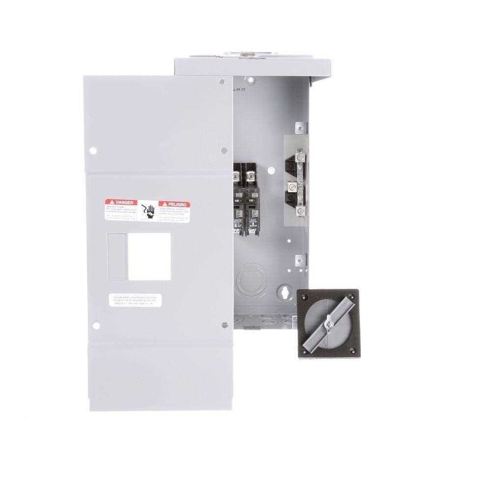 Siemens 100-Ampere 2-Circuit Main Breaker Load Center W0202MB1100CU - Cheap Fitting
