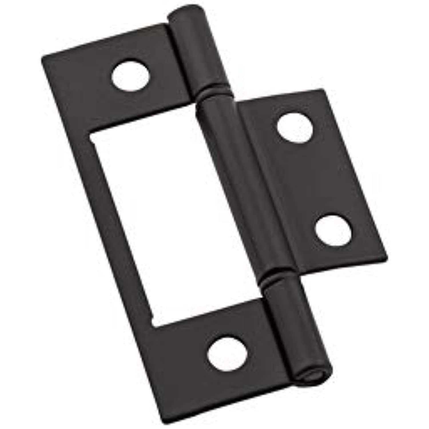 1 PC,National Hardware N830-434 Non-Mortise Hinge, Oil Rubbed Bronze, 3 inch - Cheap Fitting