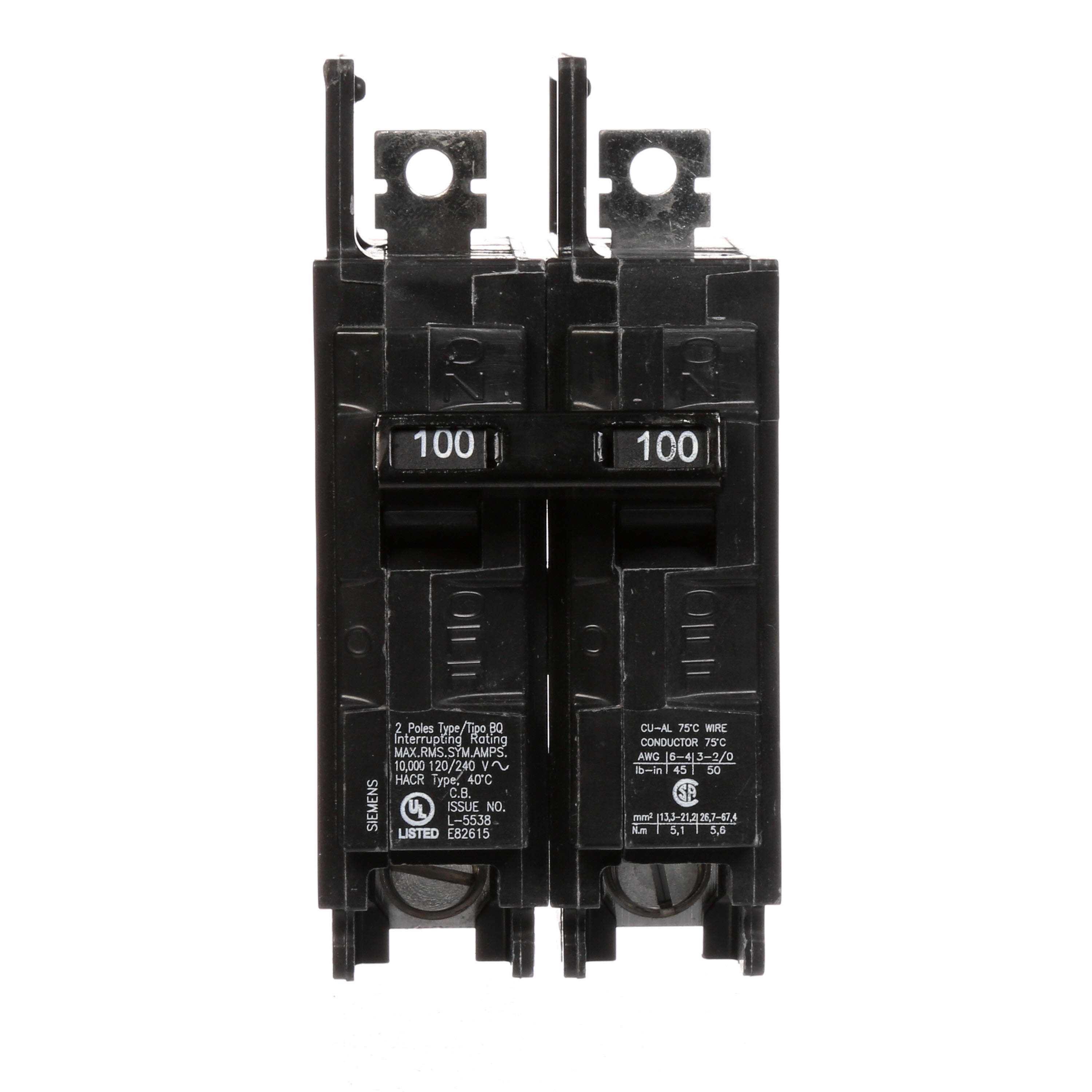Siemens BQ2B100 Circuit Breaker - Cheap Fitting