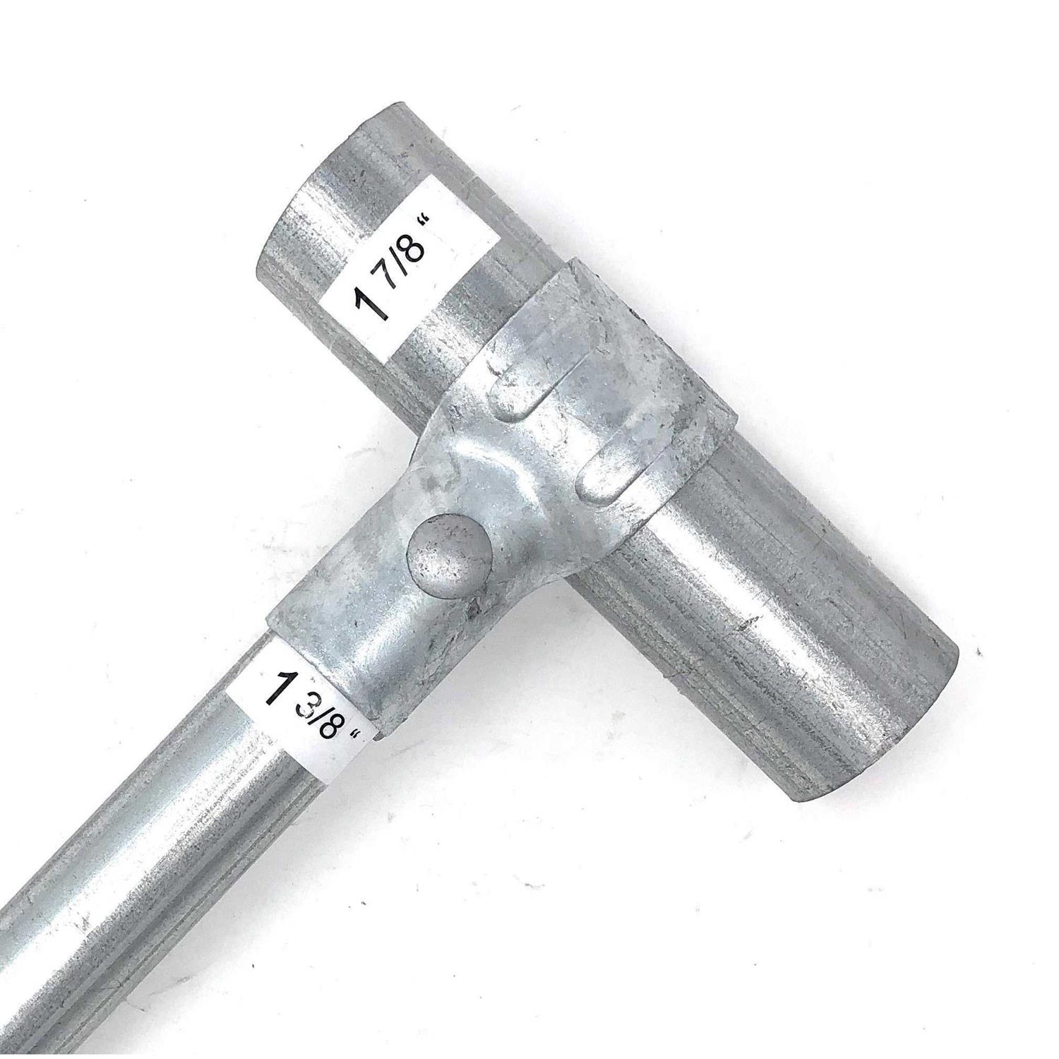 FenceSmart4U chain link fence end rail clamps with bolts & nuts 1-7/8 x 1-3/8 - Cheap Fitting