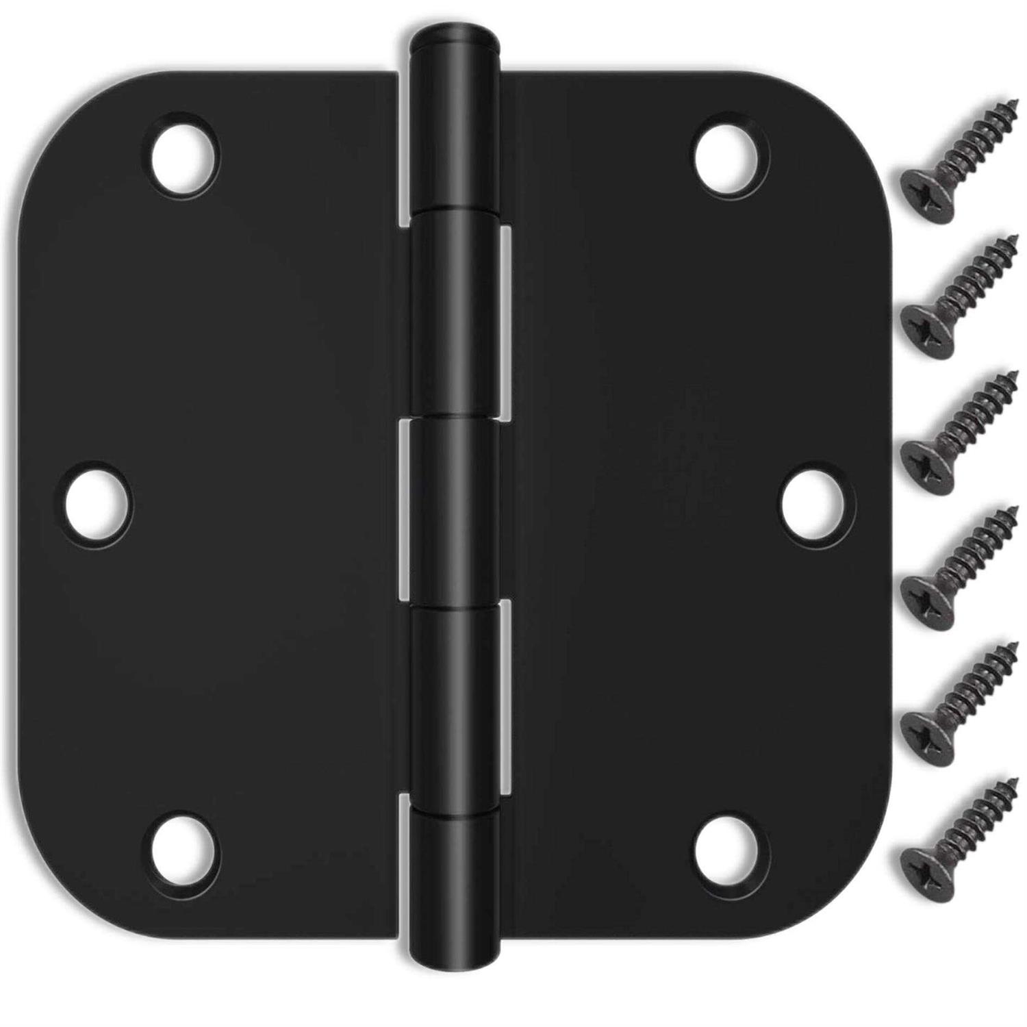 YIKOUJIS Door hinges,3.5 inch Door hinges 5/8 radius,fit standard Door/bedroom Door - Cheap Fitting