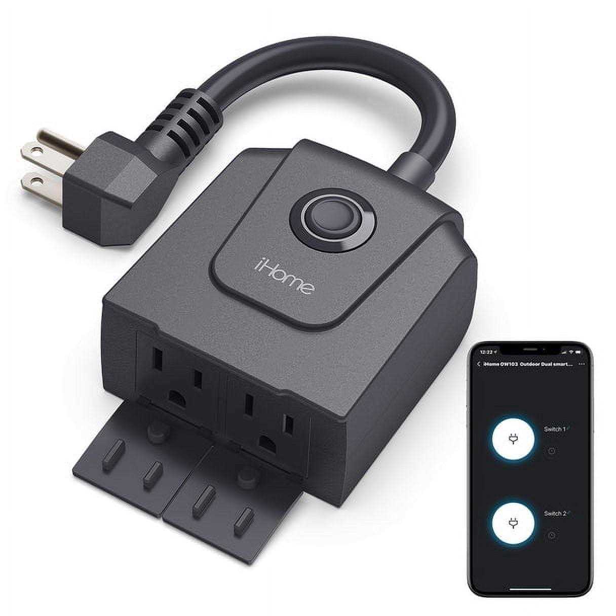 iHome Outdoor + Indoor Dual Smart Plug - Cheap Fitting