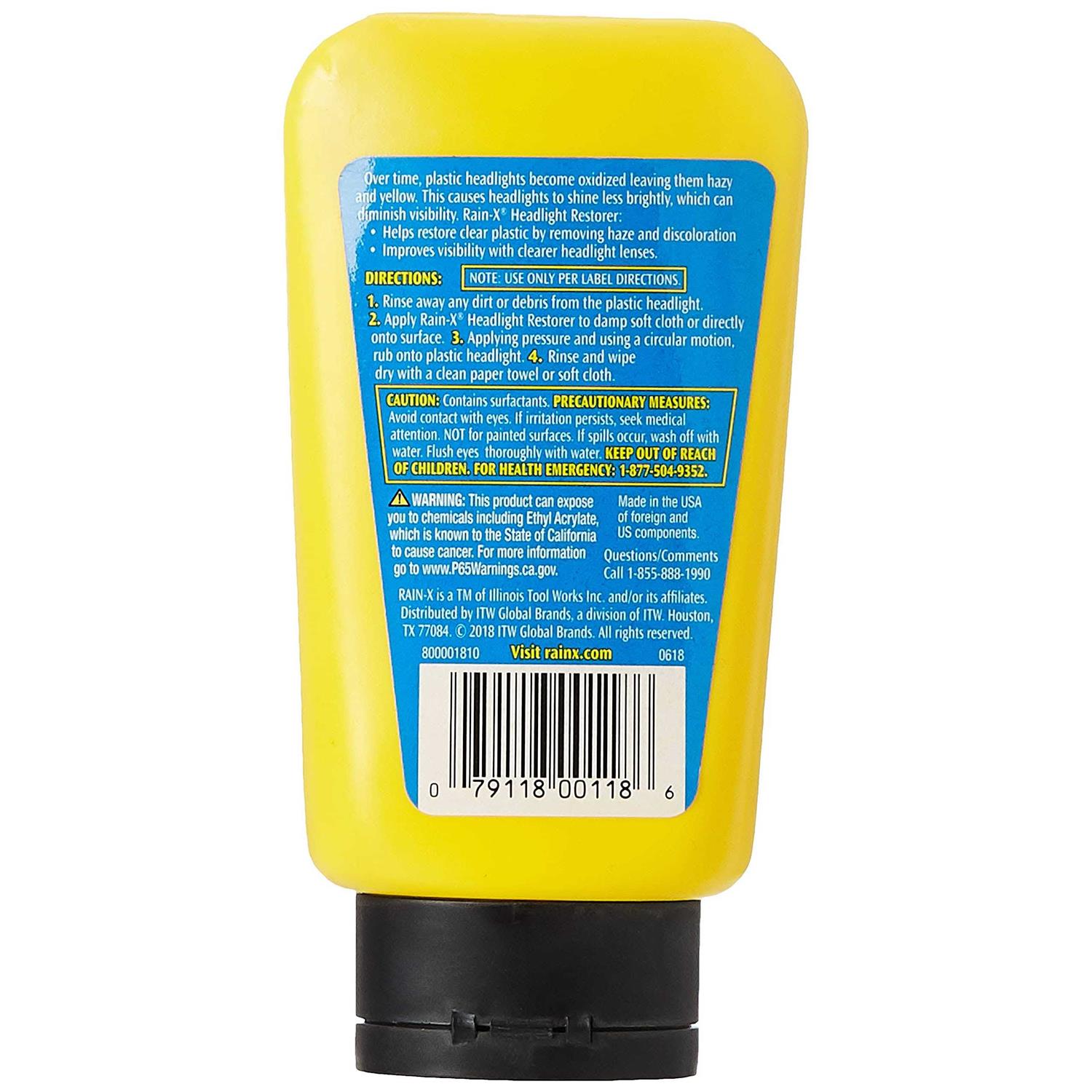 Rain X Headlight Restorer 5OZ - Cheap Fitting