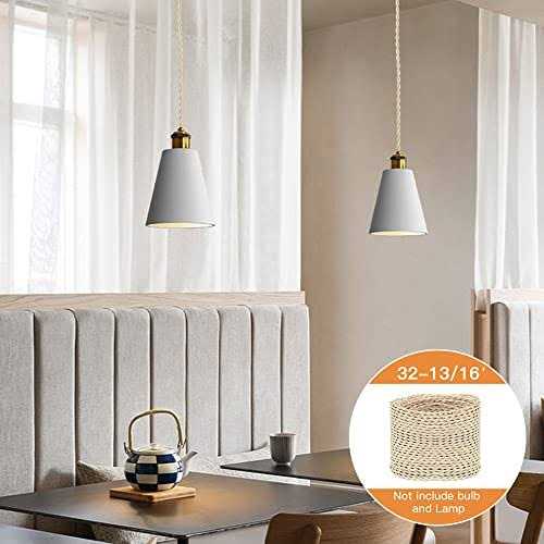 Helunsi 32.8ft Twisted Cloth Covered Wire 18/2 Cloth Covered Electrical Wire - Cheap Fitting