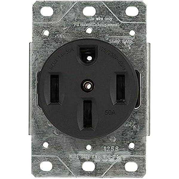 50 AMP NEMA 14-50 Receptacle Power Outlet - Cheap Fitting