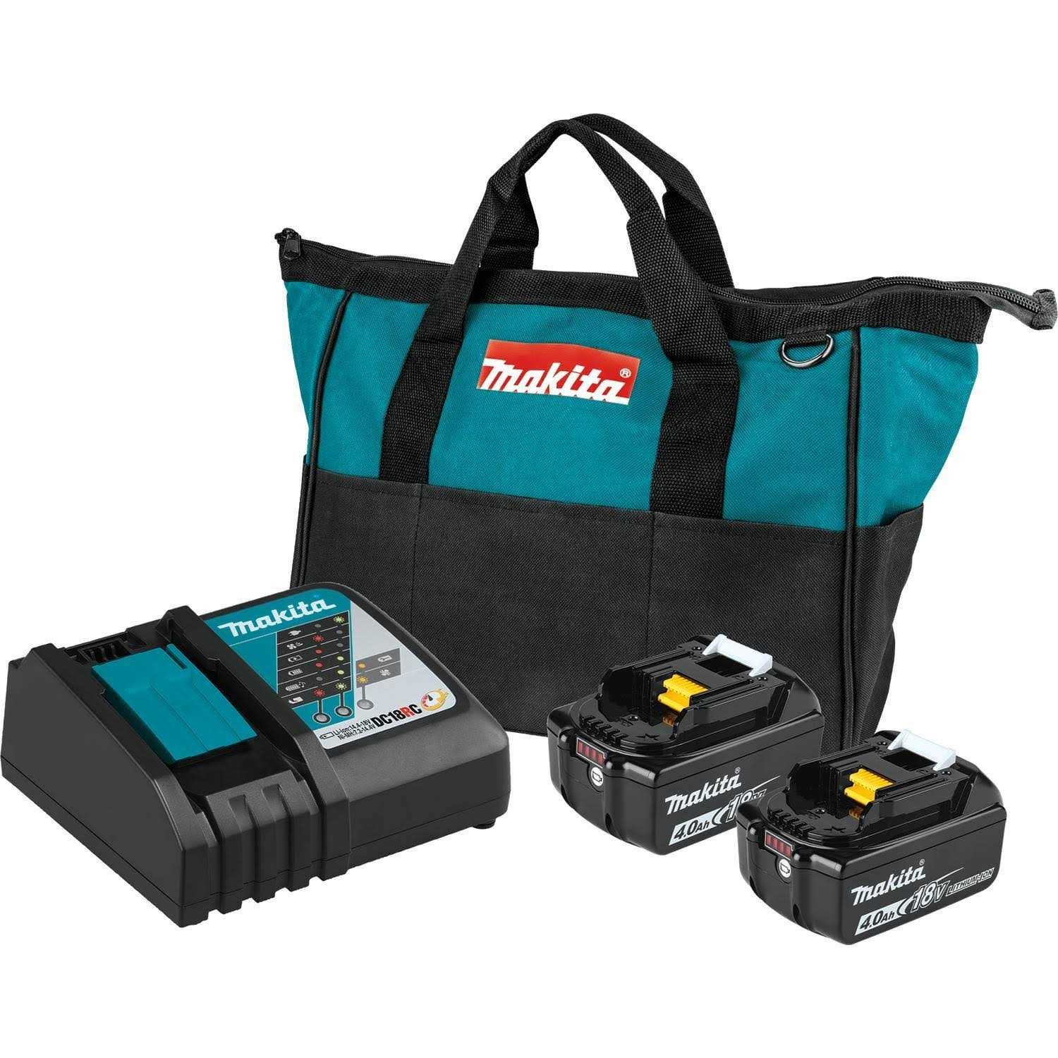BL1840BDC2 Makita 18V LXT Lithium-Ion Battery and Rapid Optimum Charger Starter Pack - Cheap Fitting