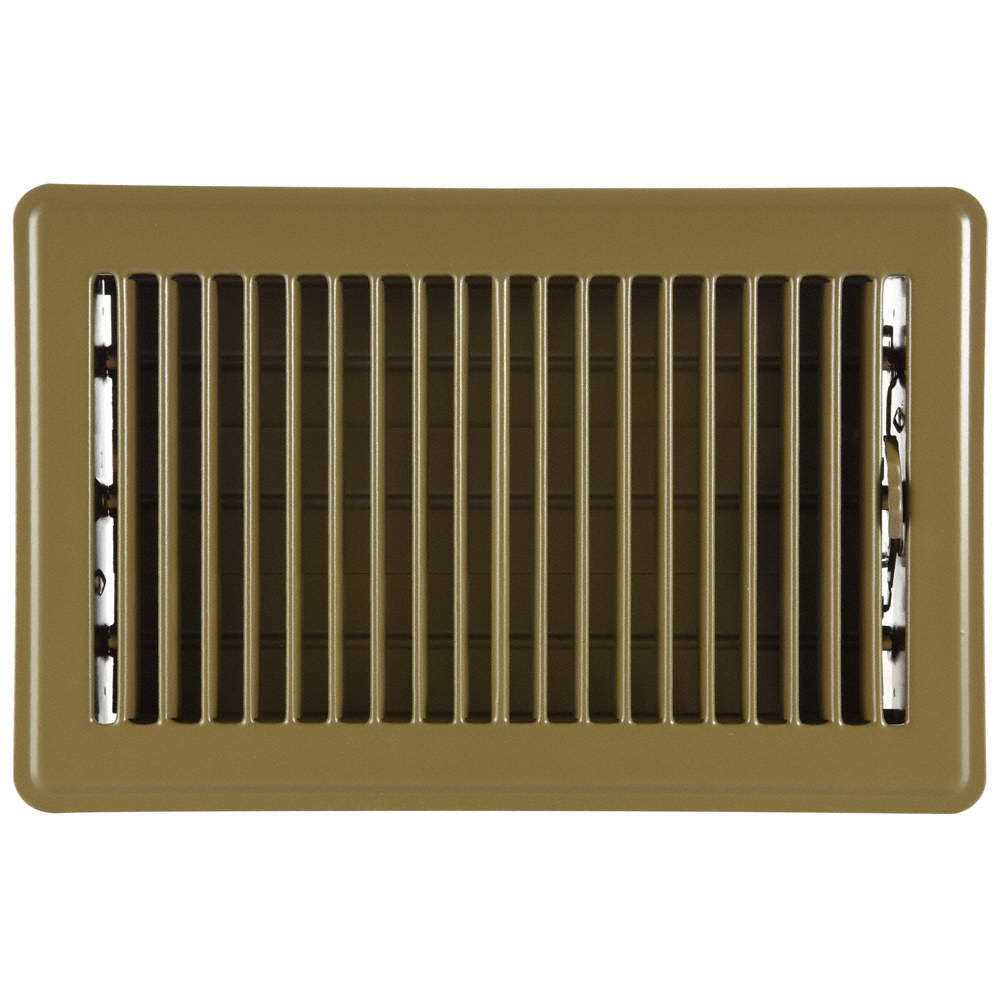 Zoro Select Floor Register 6 X 10 4MJE6 - Cheap Fitting