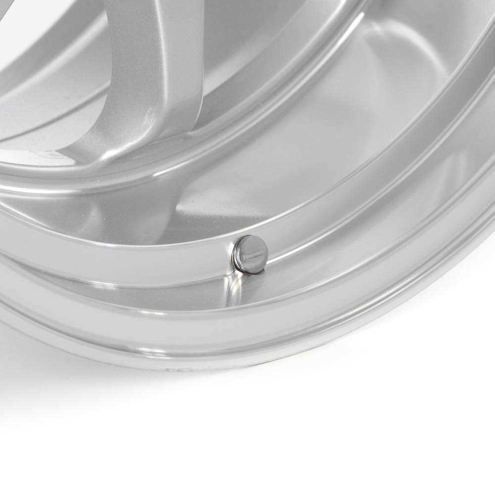 Circuit Performance Chrome Bolt-in Flush Mount Valve Stems - Cheap Fitting