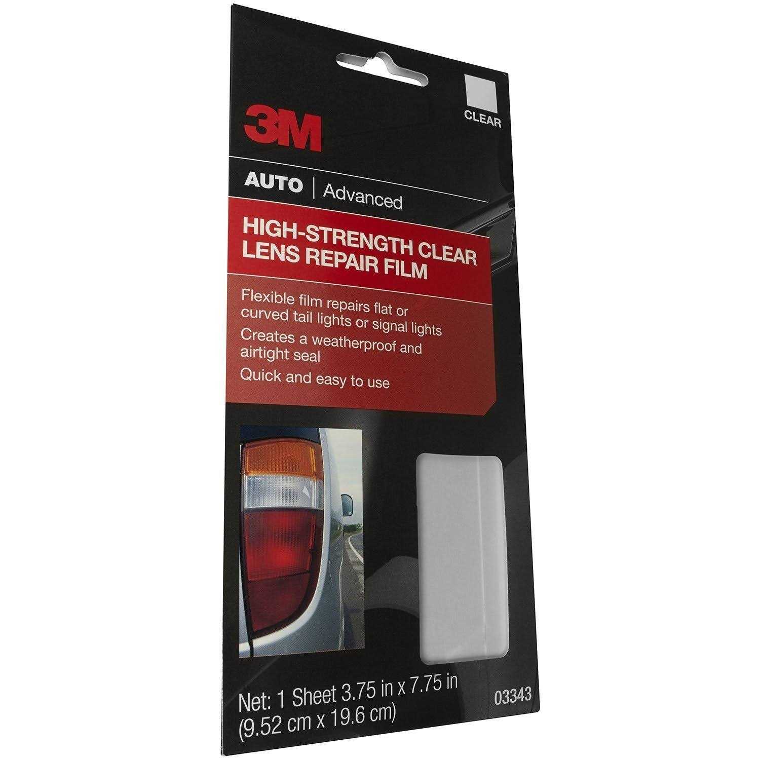 3M Red Lens Repair Film 03341	3M Red Lens Repair Film 03341 - Cheap Fitting