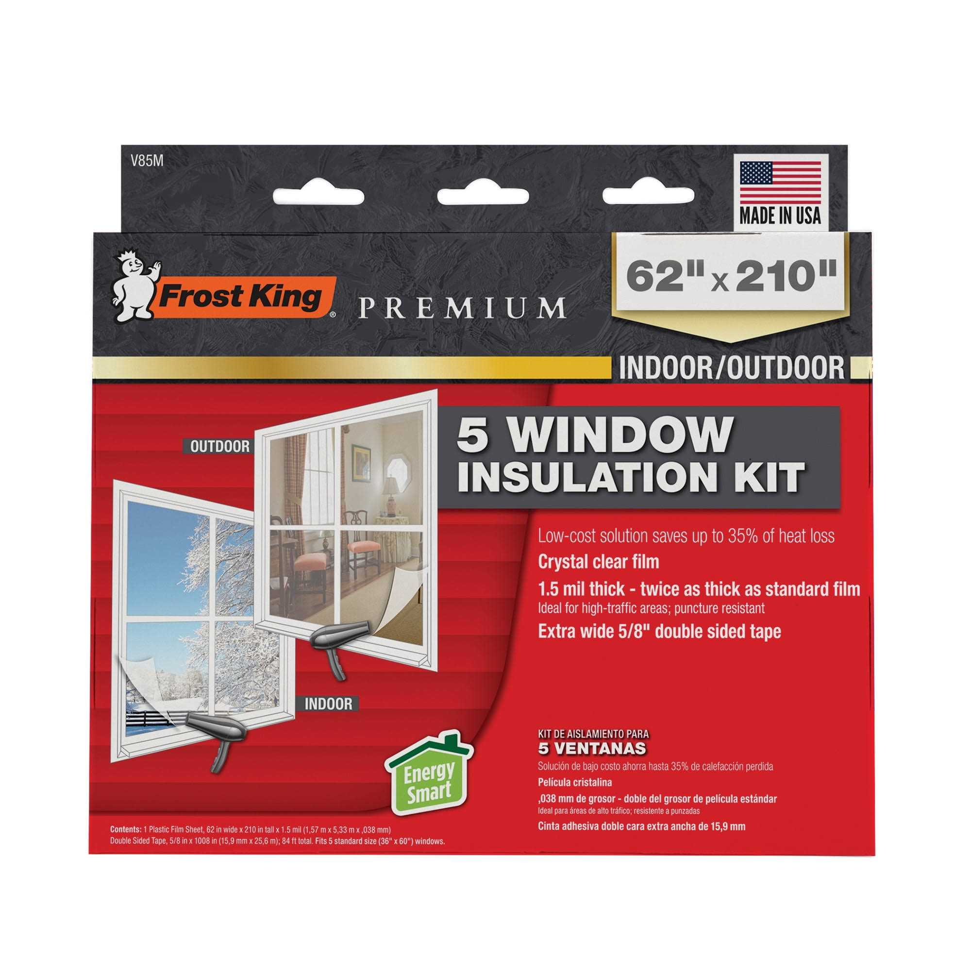 Frost King V85M Window Insulation Kit - Cheap Fitting