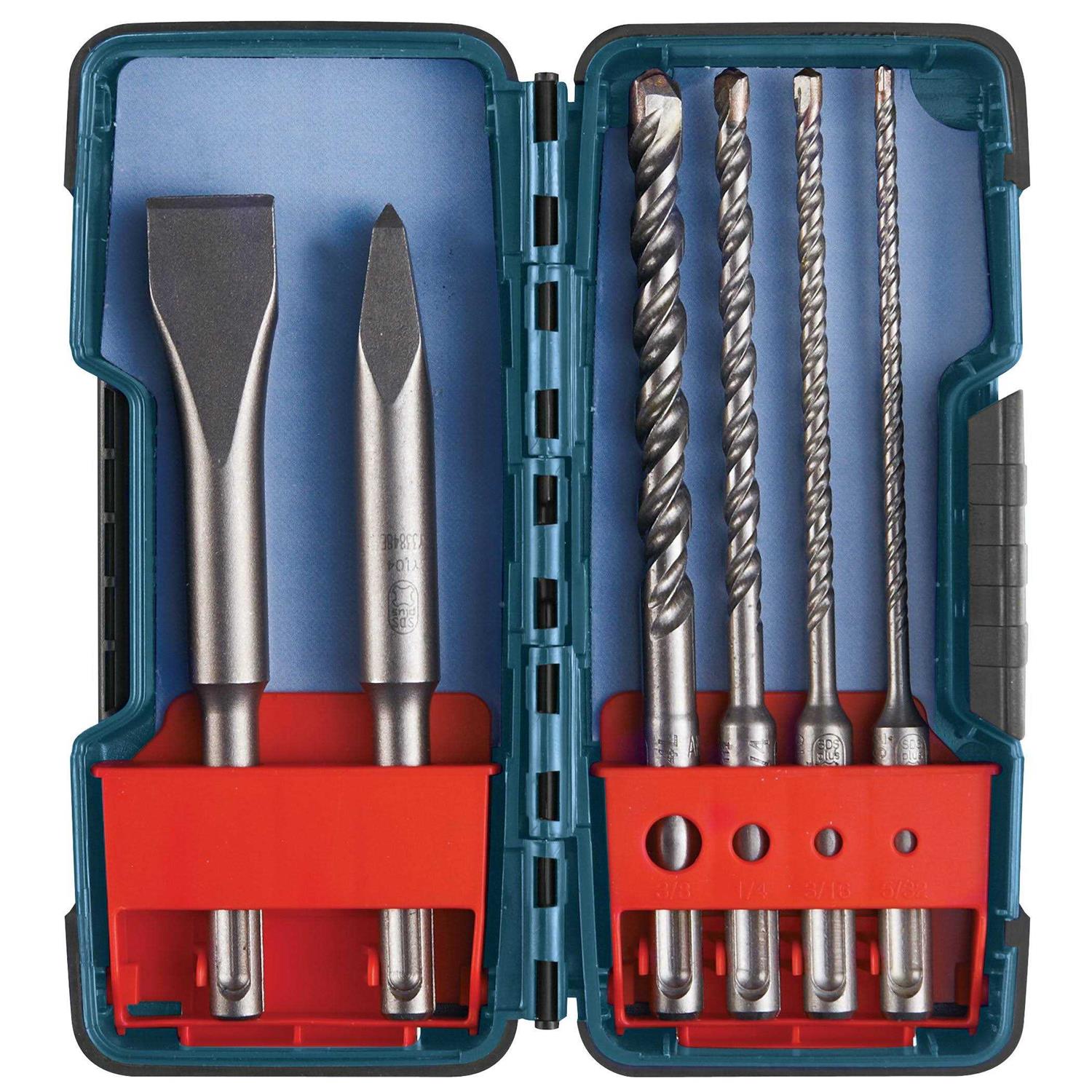 Bosch HCST006 SDS-Plus Bulldog Rotary Hammer Bit Set - Cheap Fitting
