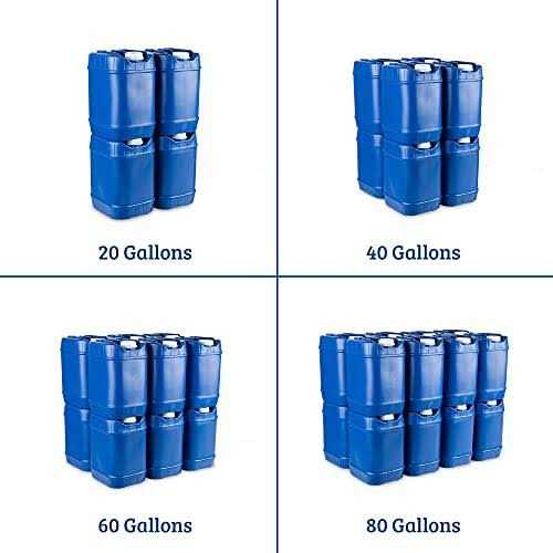 40-Gallon Stackable Water Container Kit - Cheap Fitting
