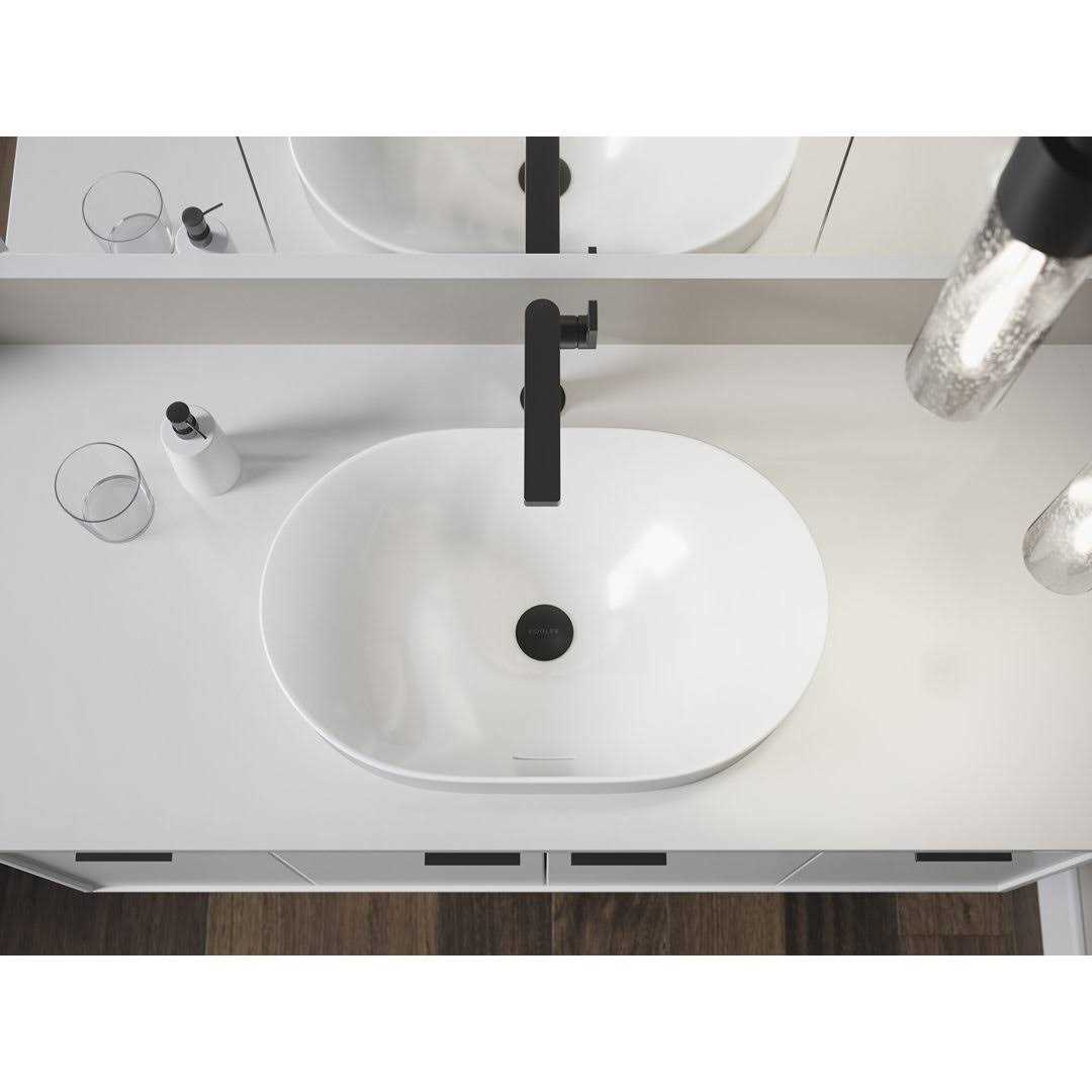 KOHLER K-31701-0 Chalice Oval Vessel Bathroom Sink - Cheap Fitting