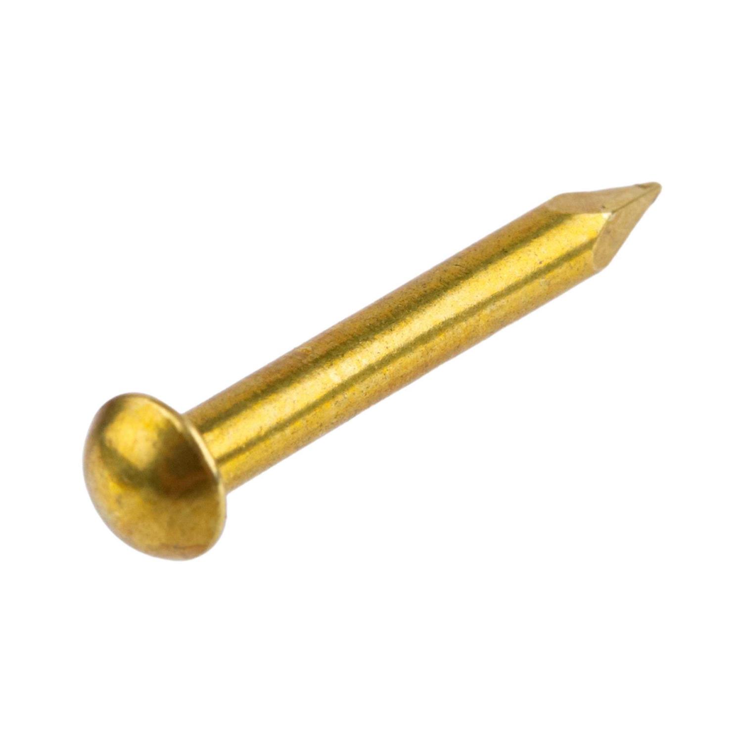 Round Head Brass Escutcheon Pins - Cheap Fitting