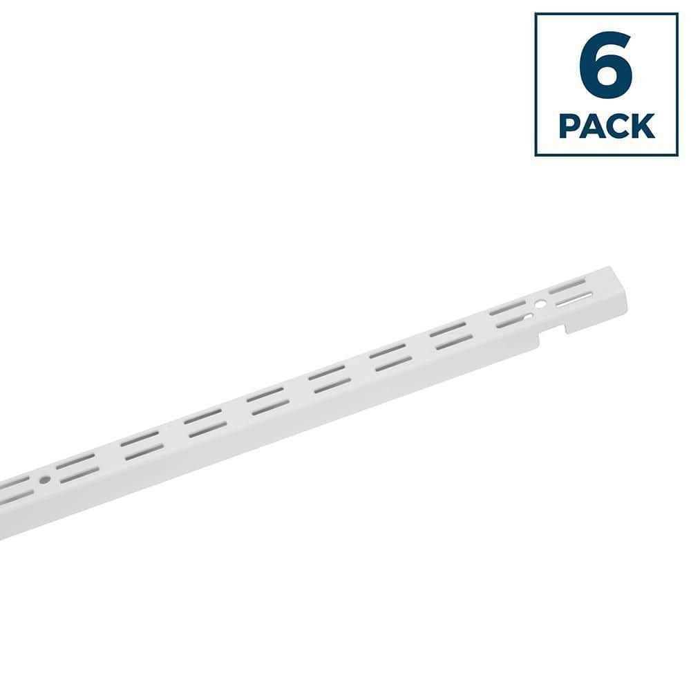 ClosetMaid 60 in. x 1 in. White Standard Contractor Pack - Cheap Fitting