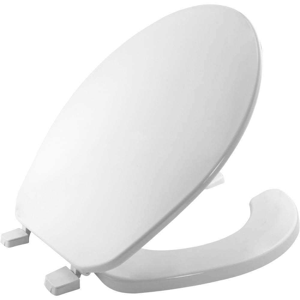Bemis 75 000 Round Open Front Toilet Seat - Cheap Fitting