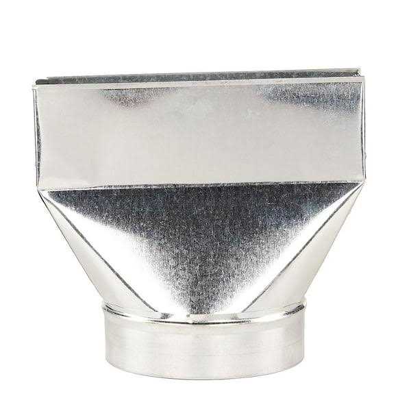 Master Flow 10 in. x 4 in. to 6 in. Universal Register Box - Cheap Fitting