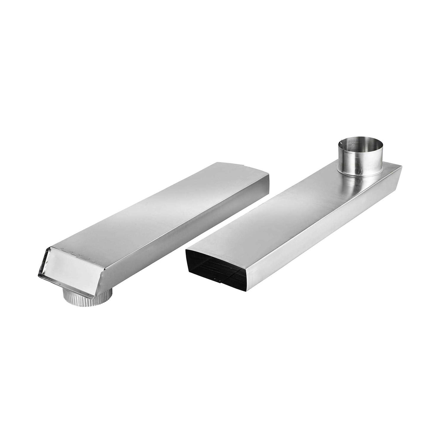 Lambro TiteFit 90 Degree Rectangular Aluminum Dryer Duct - Cheap Fitting