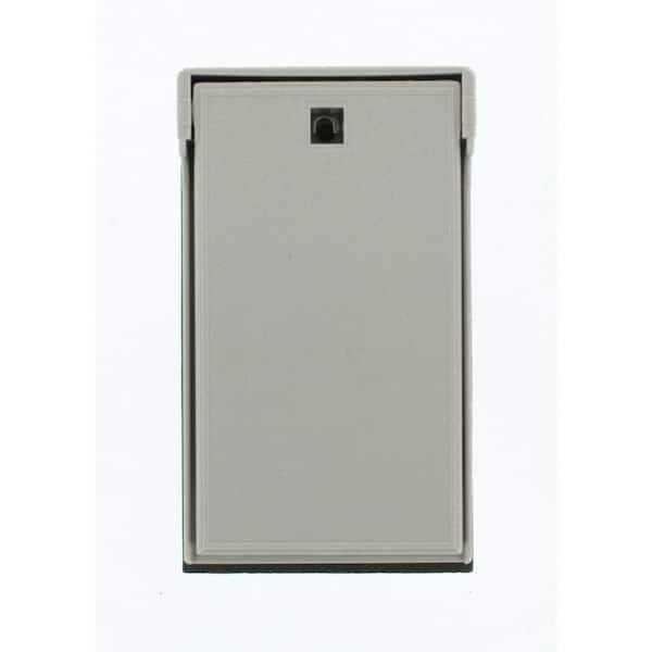 Leviton 4998-GY Rectangle 1 Gang Weatherproof Cover - Cheap Fitting