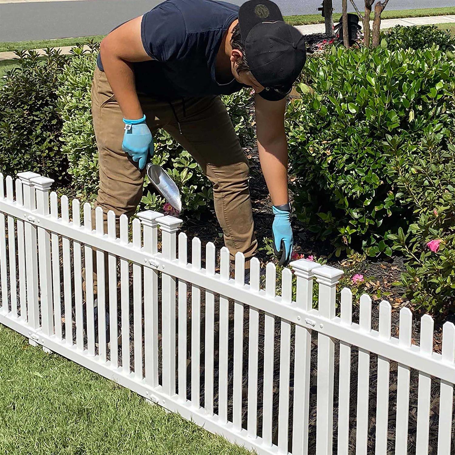 2 ft. H x 2 ft. W Roger Rabbit Vinyl Fence Kit Zippity Outdoor Products - Cheap Fitting