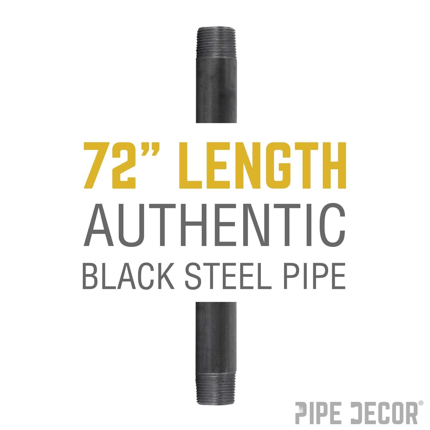 STZ Black Steel Sch. 40 Cut Pipe - Cheap Fitting