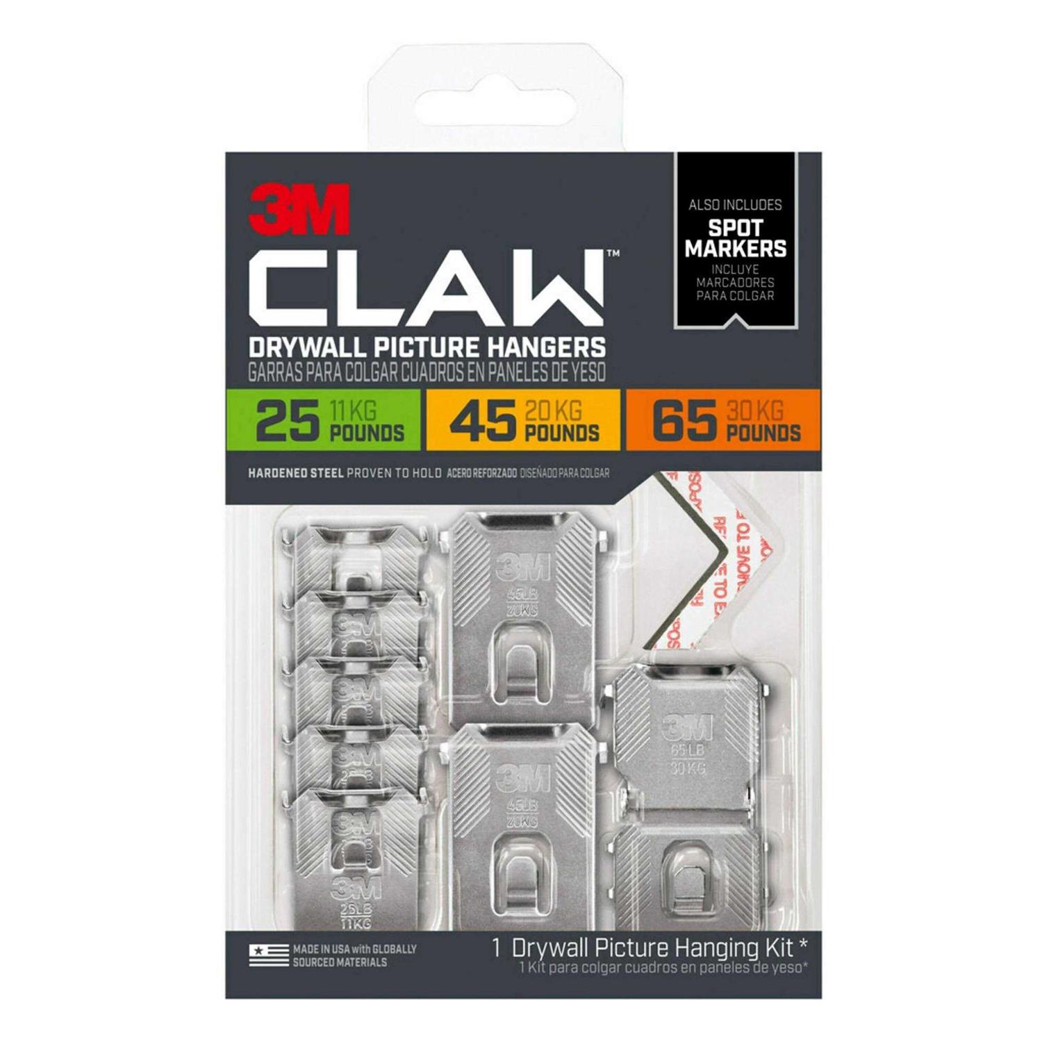 3M Claw Drywall Picture Hanger Kit with Spot Markers - Cheap Fitting