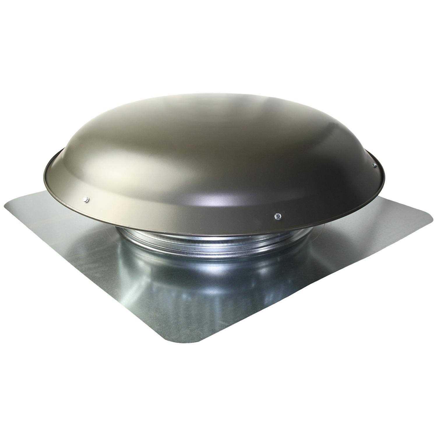 Cool Attic CX1000AMWGUPS 1080 CFM Galvanized Steel Roof Mount Power Attic Ventilator - Cheap Fitting