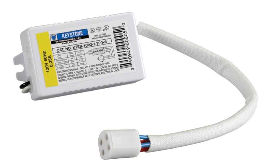 Keystone KTEB-1C22-1-TP-WS Circline Electronic Ballast - Cheap Fitting