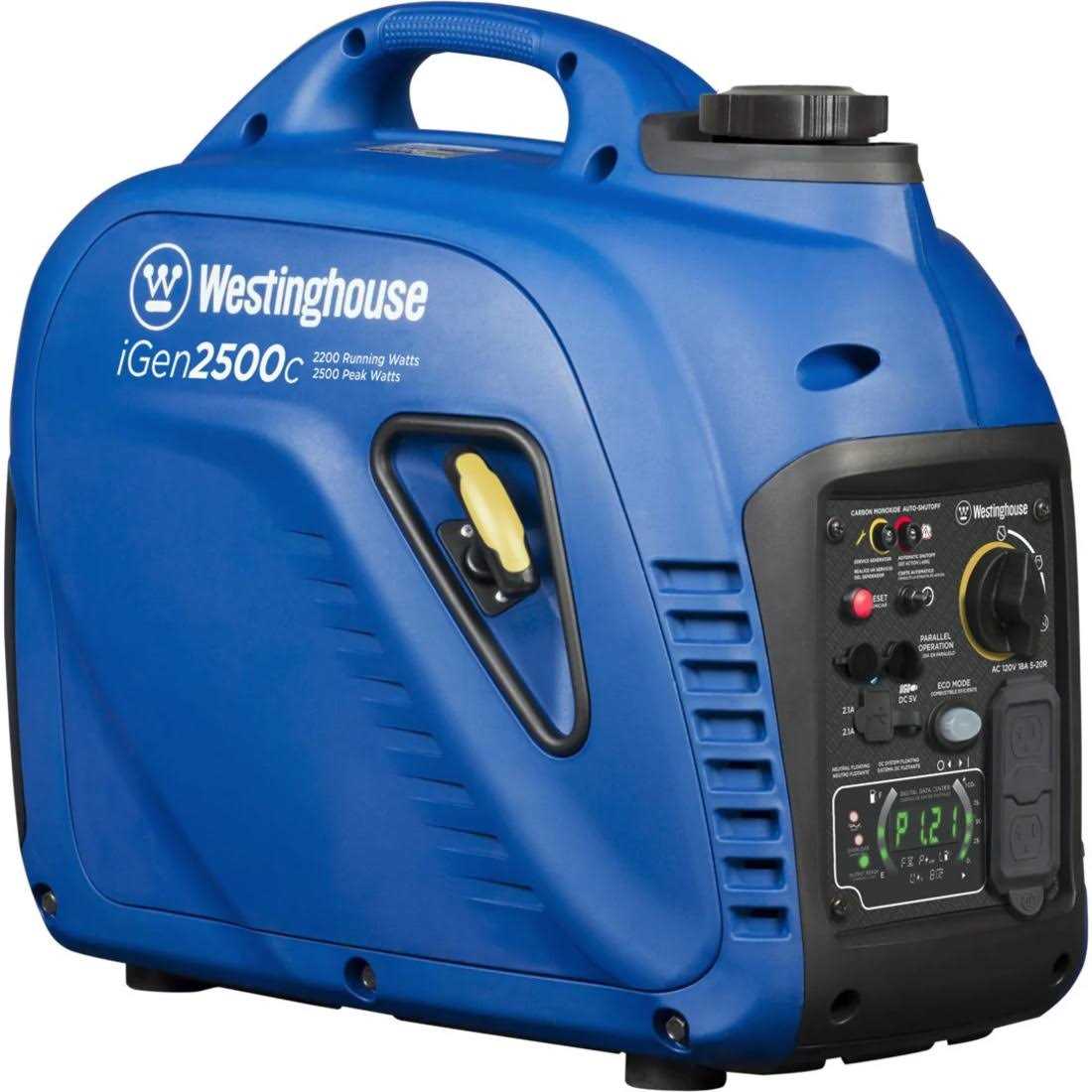Westinghouse 2800 Watt Gas Powered Portable Inverter Generator with CO Sensor IGEN2800C - Cheap Fitting