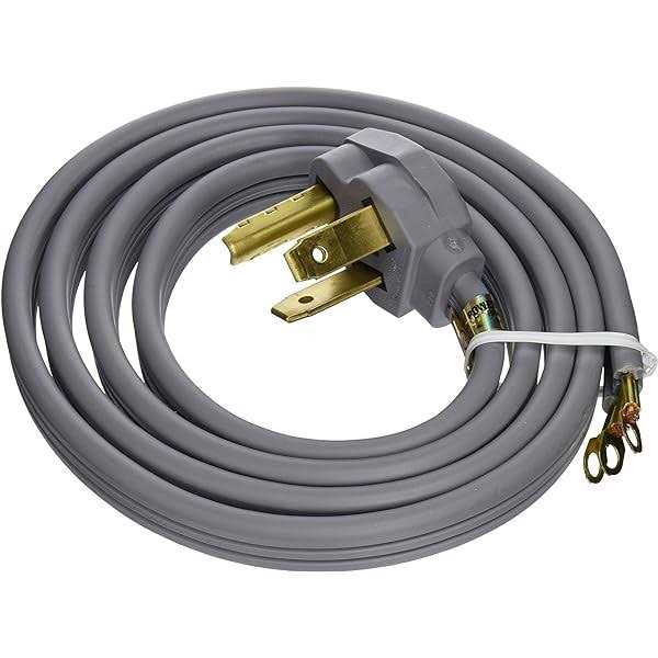 GE 6′ 30amp 3 Wire Dryer Cord - Cheap Fitting