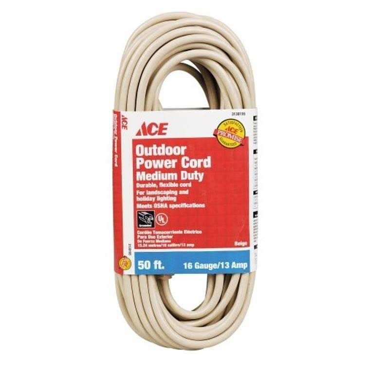Ace Extension Cord - Cheap Fitting