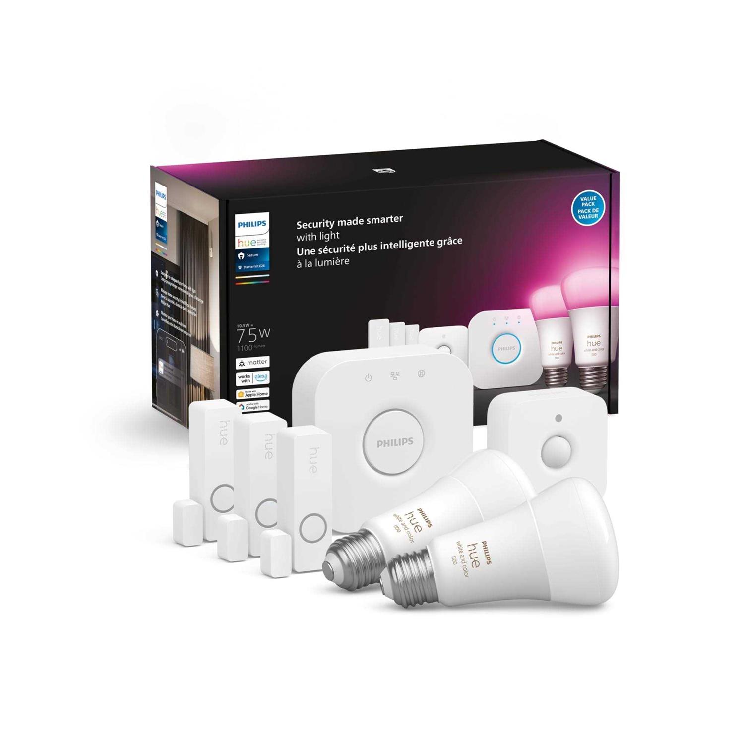 Philips Hue Secure starter kit with contact sensors - Cheap Fitting